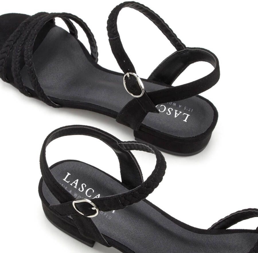 Lascana Sandalen Zomerschoen Sandalette zomerschoen met gevlochten bandjes VEGAN