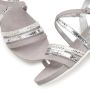 Lascana Sandalen Zomerschoen Sandalette zomerschoen met metallic-look VEGAN - Thumbnail 3
