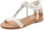 Lascana Sandalen Zomerschoen Sandalette zomerschoen met sieraandeel VEGAN - Thumbnail 3