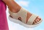 Lascana Sandalen Zomerschoen Sandalette zomerschoen van elastisch textiel bijzonder licht VEGAN - Thumbnail 2