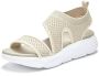 Lascana Sandalen Zomerschoen Sandalette zomerschoen van elastisch textiel bijzonder licht VEGAN - Thumbnail 3