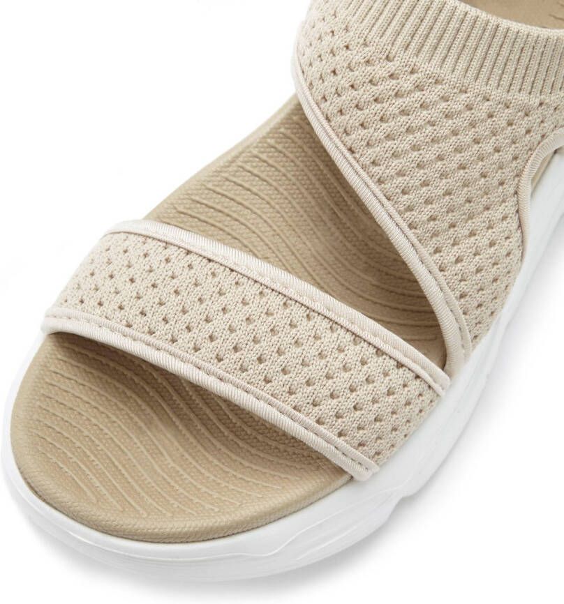 Lascana Sandalen Zomerschoen Sandalette zomerschoen van elastisch textiel bijzonder licht VEGAN