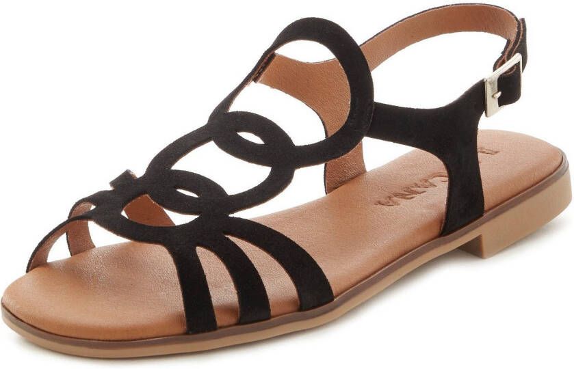 Lascana Sandalen Zomerschoen van hoogwaardig leer sandaal zomerschoen