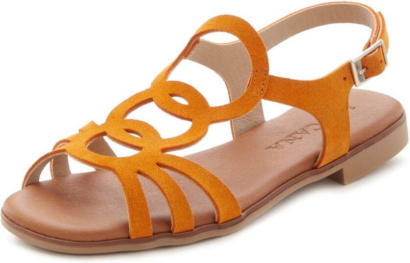 Lascana Sandalen Zomerschoen van hoogwaardig leer sandaal zomerschoen