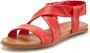 Lascana Sandalen Zomerschoen van leer met verfijnde bandjes sandaal zomerschoen - Thumbnail 2