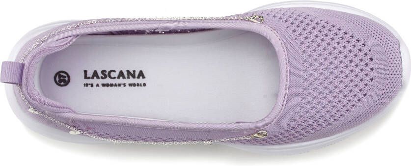 Lascana Sneakers Slip-On sneaker slipper ballerina lage schoen VEGAN