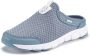Lascana Slip-on sneakers Lage schoen vrijetijdsschoen sabot clogs van licht mesh-materiaal - Thumbnail 3