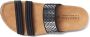 Lascana Slippers Mule Sandalen open schoen met comfortabel kurken voetbed van leer en elastische bandjes - Thumbnail 4