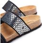 Lascana Slippers Mule Sandalen open schoen met comfortabel kurken voetbed van leer en elastische bandjes - Thumbnail 6