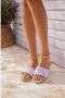 Lascana Slippers Mule sandaal open schoen van textiel met modieuze opdruk VEGAN - Thumbnail 2