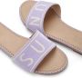 Lascana Slippers Mule sandaal open schoen van textiel met modieuze opdruk VEGAN - Thumbnail 5
