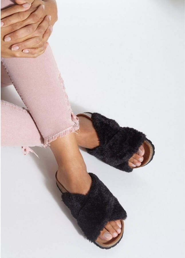 Lascana Slippers Pantoffel mule sandaal open schoen