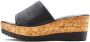 Lascana Slippers Zomerschuh Mule sandaal open schoen van leer met sleehak - Thumbnail 2