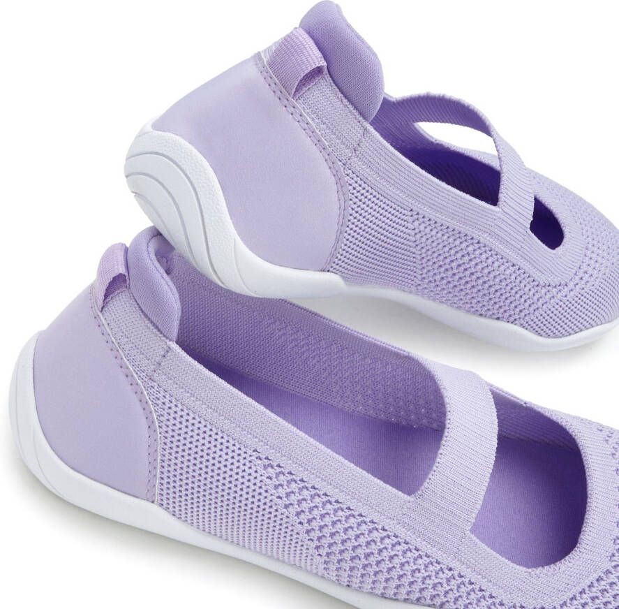 Lascana Sneaker-ballerina s Vrijetijdsschoen slipper lage schoen slip-on sneaker superlicht VEGAN