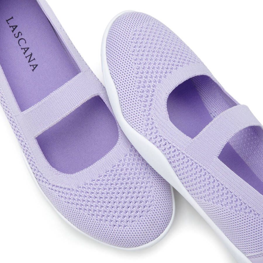 Lascana Sneaker-ballerina s Vrijetijdsschoen slipper lage schoen slip-on sneaker superlicht VEGAN