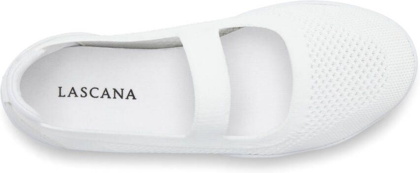 Lascana Sneaker-ballerina s Vrijetijdsschoen slipper lage schoen slip-on sneaker superlicht VEGAN