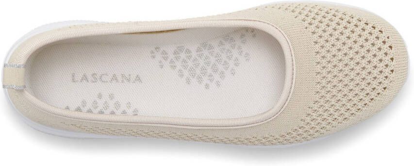 Lascana Sneaker-ballerina s ultralichte slipper vrijetijdsschoen om in te stappen vegan