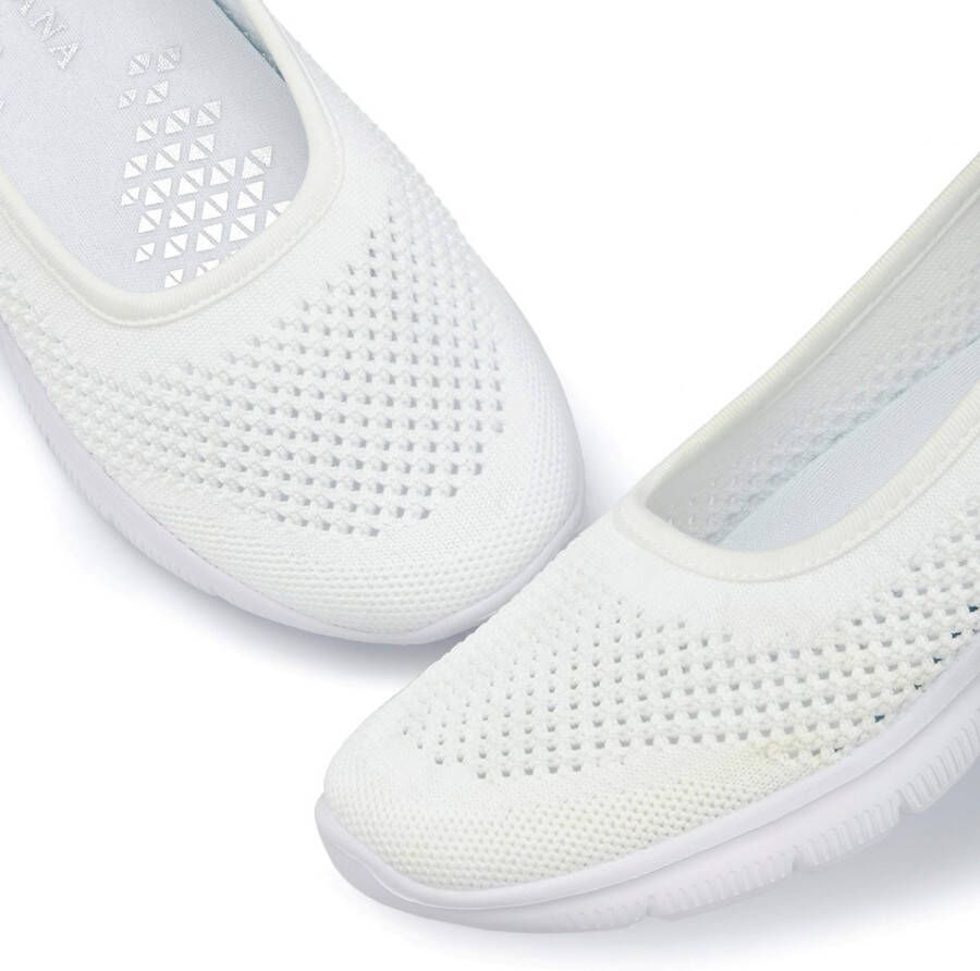 Lascana Sneaker-ballerina s ultralichte slipper vrijetijdsschoen om in te stappen vegan