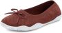 Lascana Sneaker ballerina's Slipper lage schoen slip-on sneaker ultralicht VEGAN - Thumbnail 3