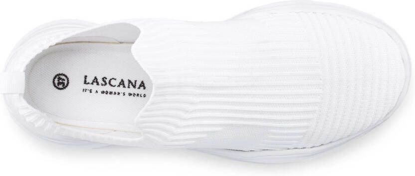 Lascana Sneakers Slip-on sneaker lage schoen slipper vrijetijdsschoen VEGAN