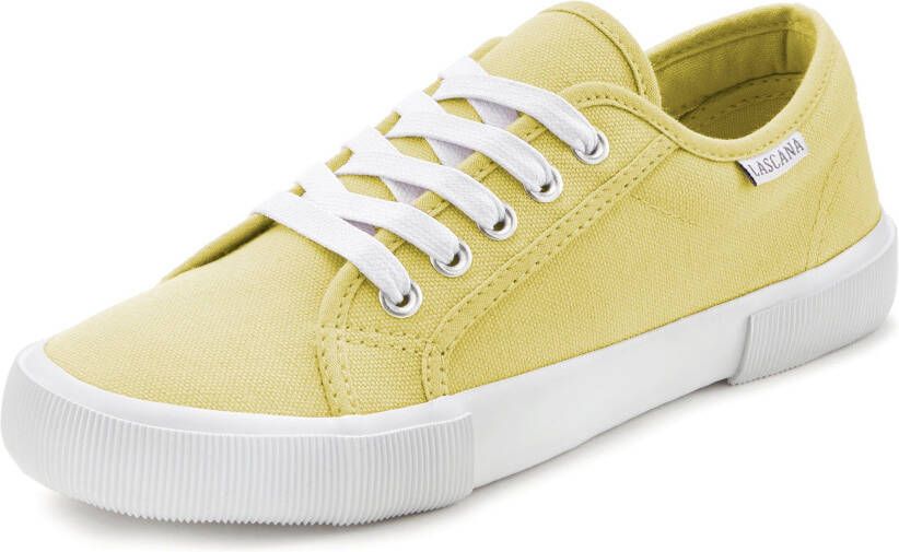 Lascana Sneakers van textiel veterschoen vrijetijdsschoen