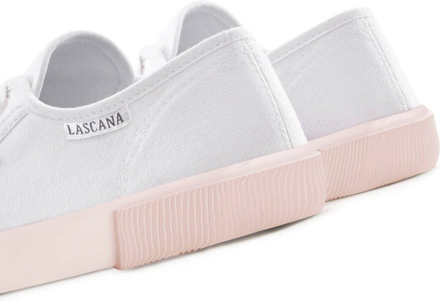 Lascana Sneakers Lage schoen Veterschoen Vrijetijdsschoen kleurcontrasterende zool - Foto 3