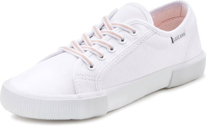 Lascana Sneakers Slip-on sneaker veterschoen vrijetijdsschoen