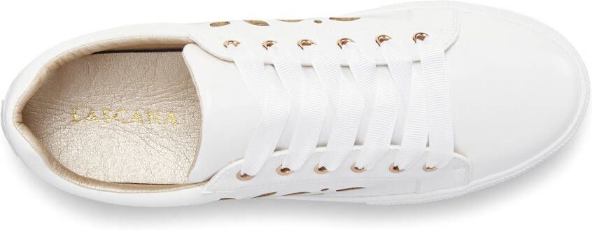 Lascana Sneakers met kleine cut-outs veterschoenen vrijetijdsschoenen vegan
