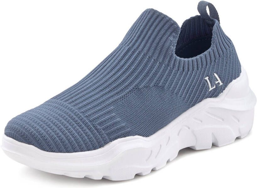 Lascana Sneakers Slip-on sneaker lage schoen slipper vrijetijdsschoen VEGAN