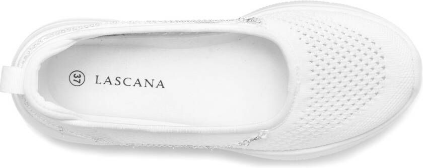 Lascana Sneakers Slip-On sneaker slipper ballerina lage schoen VEGAN