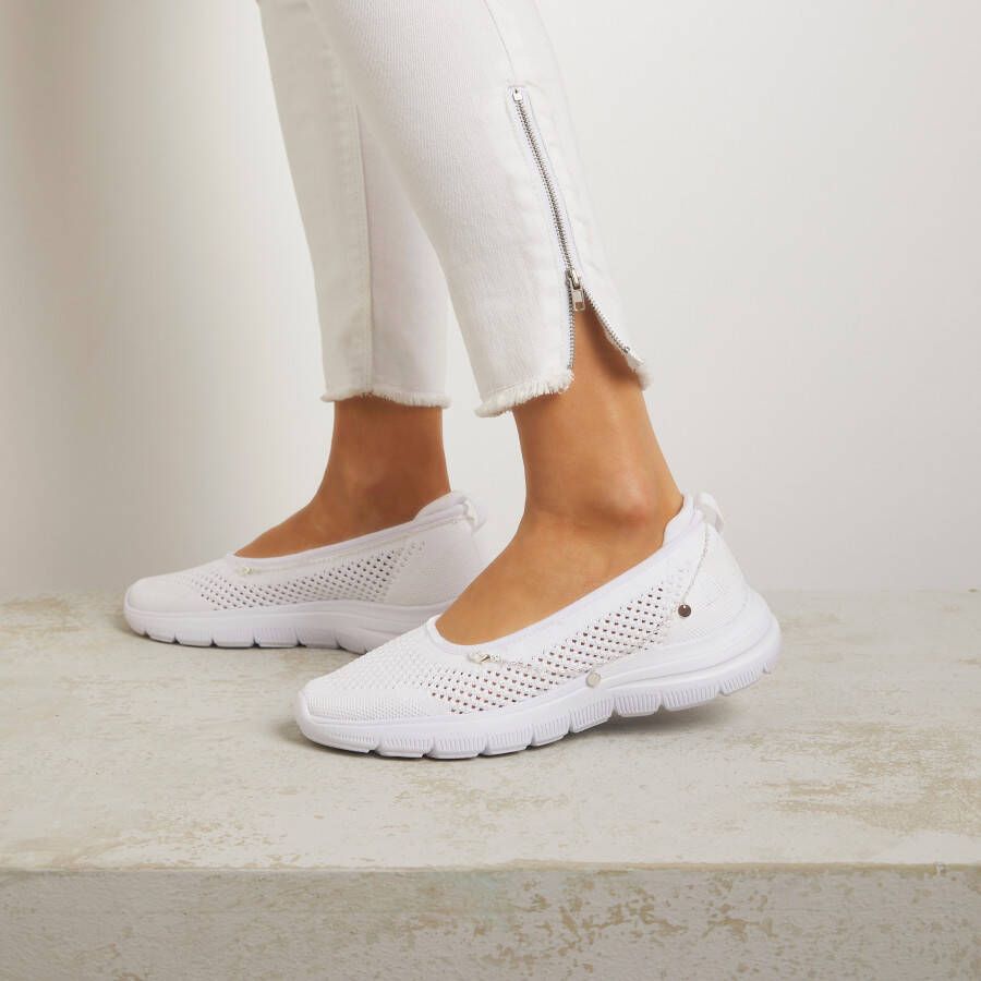 Lascana Sneakers Slip-On sneaker slipper ballerina lage schoen VEGAN