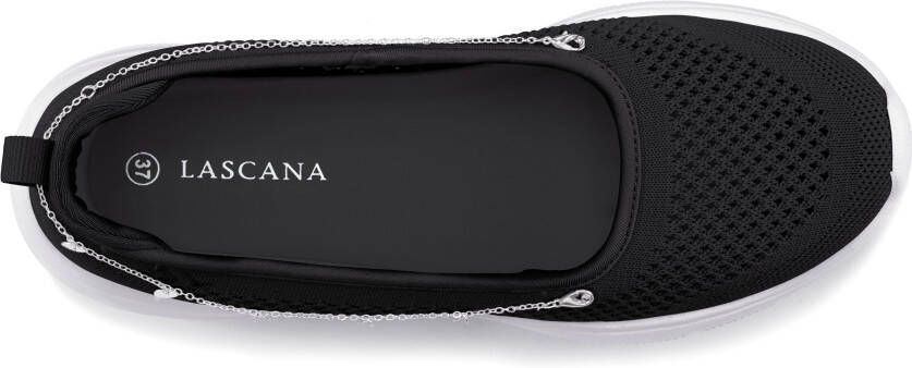 Lascana Sneakers Slip-On sneaker slipper ballerina lage schoen VEGAN