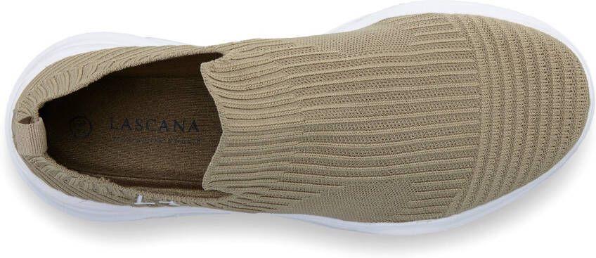 Lascana Sneakers Slip-on sneaker lage schoen slipper vrijetijdsschoen VEGAN