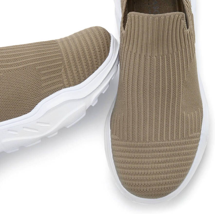 Lascana Sneakers Slip-on sneaker lage schoen slipper vrijetijdsschoen VEGAN