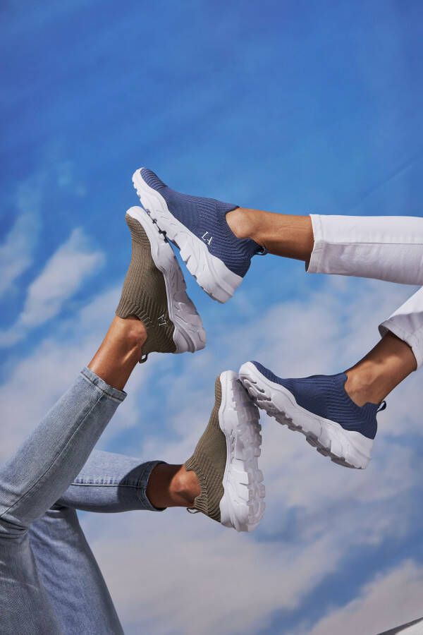 Lascana Sneakers Slip-on sneaker lage schoen slipper vrijetijdsschoen VEGAN