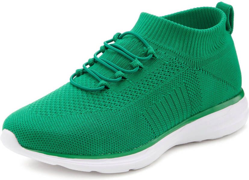 Lascana Sneakers Slipper lage schoen ultralicht en comfortabel om in te slippen VEGAN
