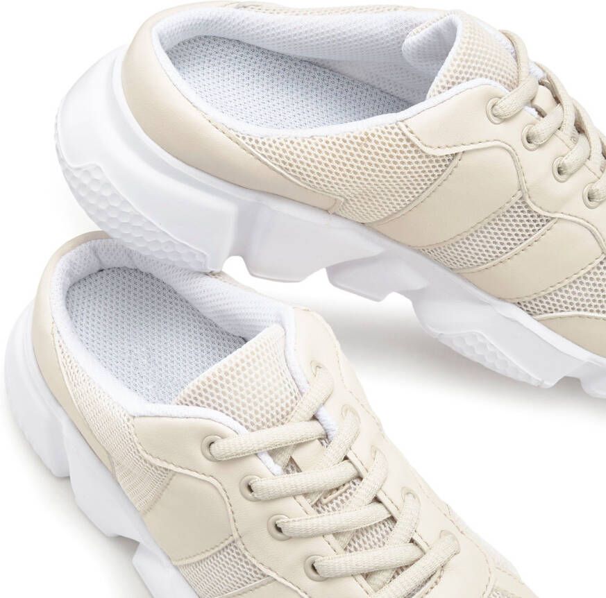 Lascana Sabots Sneakers Sneaker vrijetijdsschoen lage schoen van textiel VEGAN
