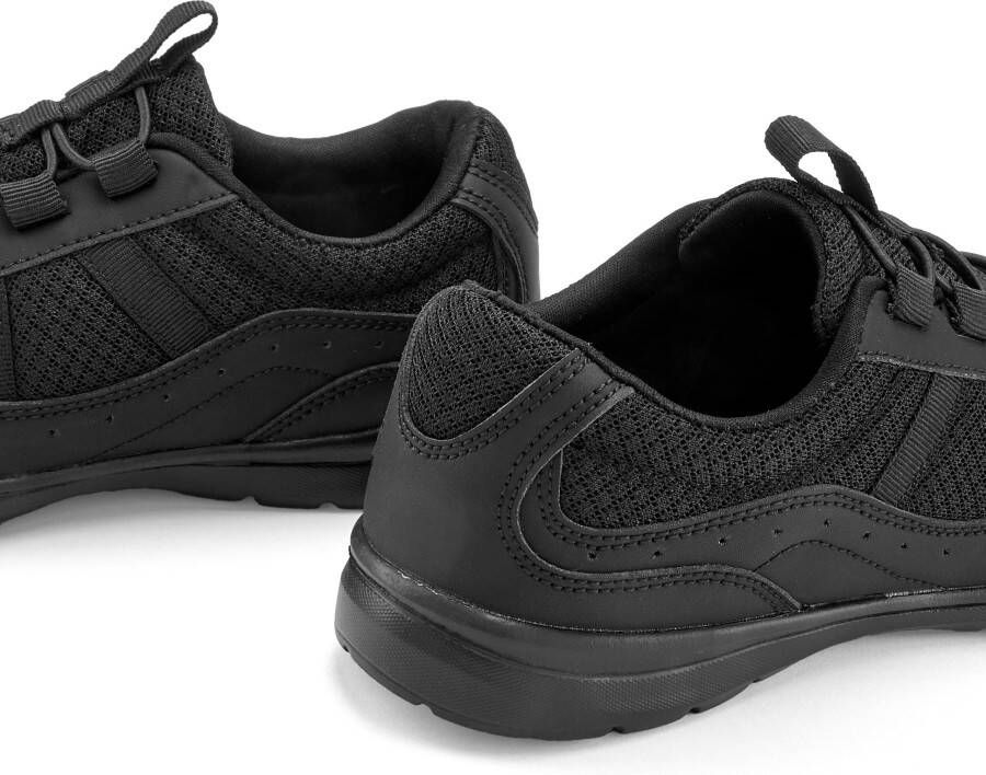 Lascana Sneakers Vrijetijdsschoen lage schoen Slip-On vrijetijdsschoen lage schoen met elastische veters VEGAN
