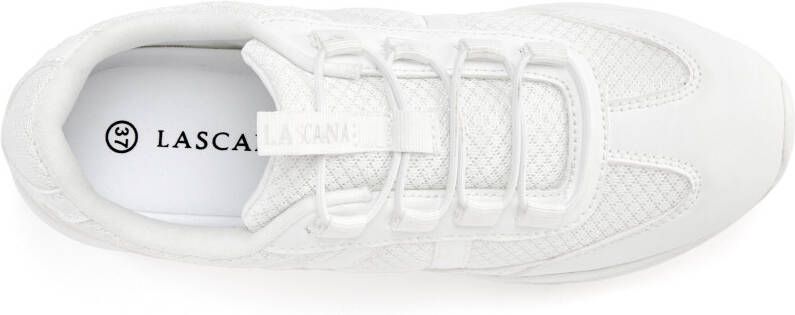 Lascana Sneakers Slip-On vrijetijdsschoen lage schoen met elastische veters VEGAN