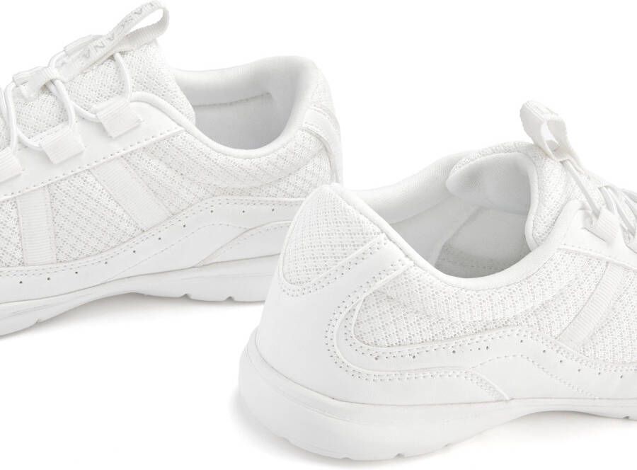 Lascana Sneakers Slip-On vrijetijdsschoen lage schoen met elastische veters VEGAN