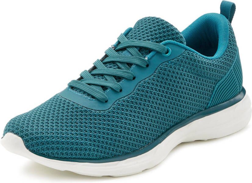 Lascana Sneakers Veterschoen lage schoen vrijetijdsschoen ultralicht VEGAN