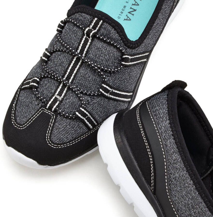 Lascana Sneakers Lage schoen Vrijetijdsschoen Slipper Slip-on sneaker VEGAN
