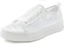 Lascana Sneakers met lichte plateausole en punt veterschoenen vrijetijdsschoenen - Thumbnail 4
