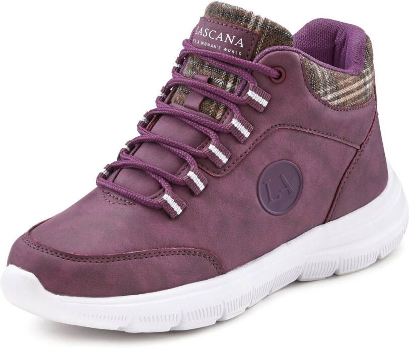 Lascana Sneakers met lichte zool outdoorschoen vrijetijdsschoen trekking boots vegan