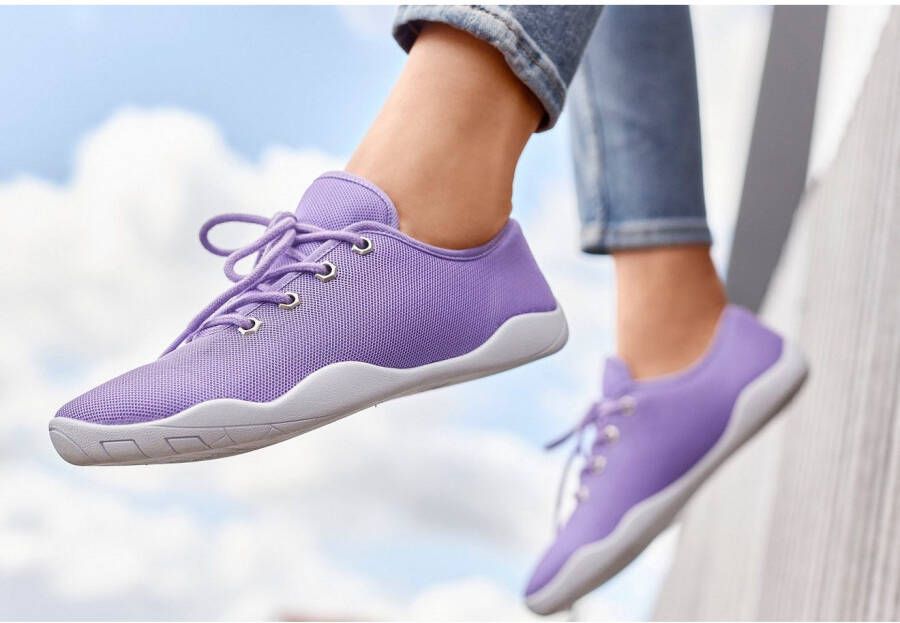 Lascana Sneakers met ultradunne zool superlicht veterschoenen unisex vegan