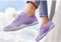 Lascana Sneakers met ultradunne zool superlicht veterschoenen unisex vegan - Thumbnail 2