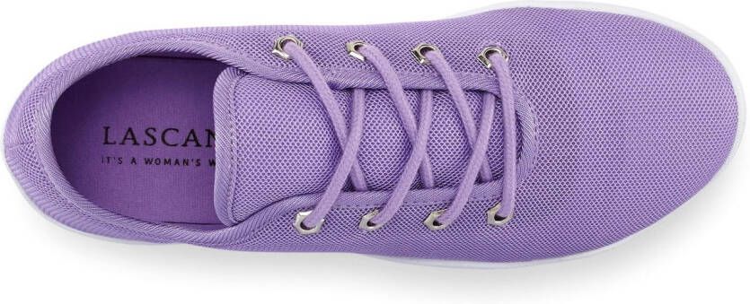 Lascana Sneakers met ultradunne zool superlicht veterschoenen unisex vegan
