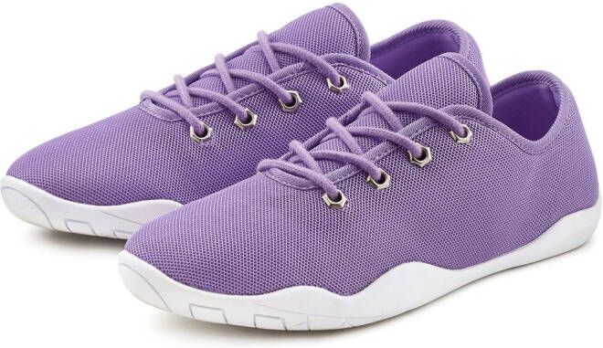 Lascana Sneakers met ultradunne zool superlicht veterschoenen unisex vegan