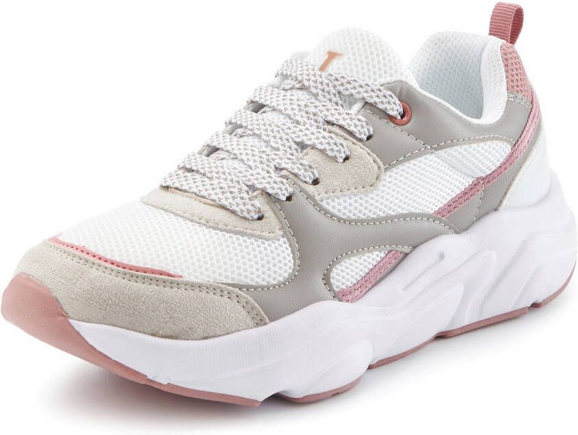 Lascana Sneakers met ultralichte chunky-zool veterschoen vrijetijdsschoen