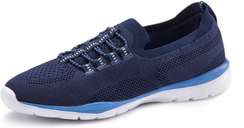 Lascana Sneakers Slippers lage schoenen om in te schieten licht meshmateriaal VEGAN